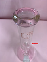 Load image into Gallery viewer, 10" inch Pink Hello Kitty Bong Glass Water Pipe with 2X 14mm bowl