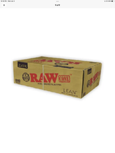 Load image into Gallery viewer, raw classic LEAN size pre-rolled cone w filter(100 pack)+GLASS CONE tip+tube