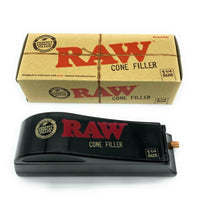 Load image into Gallery viewer, Raw 1 1/4 size cone Shooter filler +glass knuckle cone bubbler smoke water pipe