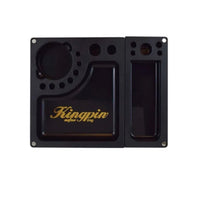 Load image into Gallery viewer, raw rolling kingpin X Collab Mafioso Tray+herb grinder filler storage 3in 1