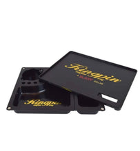Load image into Gallery viewer, Kingpin X RAW Collab Mafioso Rolling Tray +steel slide lock cone case