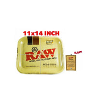 Load image into Gallery viewer, raw large rolling metal tray+raw tray crump catcher+raw lighter
