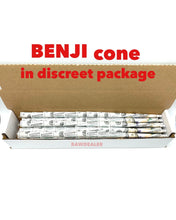Load image into Gallery viewer, benji $100 bill pre rolled cone w tip king size(200pk, 100pk, 50pk)+raw clipper lighter