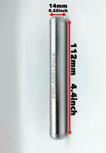 Load image into Gallery viewer, 2 ALUMINUM DOOB TUBES SMELL PROOF SEALEDfit RAW zig zag elements cone(black+silver)