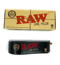 Load image into Gallery viewer, Raw king size cone Shooter filler +glass knuckle cone bubbler smoke water pipe