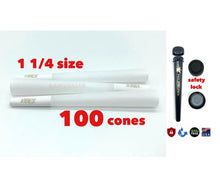 Load image into Gallery viewer, vibes hemp pre rolled cone 1 1/4 size + phily smell proof tube