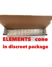 Load image into Gallery viewer, ELEMENTS organic cone king size(500pk, 300pk, 200pk, 100pk, 50pk)+ALUMINUM sealed smell water proof tube