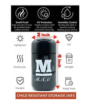 Load image into Gallery viewer, raw king 98 size cone loader+M glass herb stash jar UV smell proof+boveda