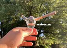 Load image into Gallery viewer, raw glass cone bubbler smoke water pipe fit for raw zig zag elements pre cone
