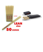 Load image into Gallery viewer, raw classic LEAN size pre-rolled cone  (100pk, 50pk)+ raw three tree cone case
