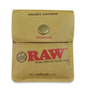 Load image into Gallery viewer, raw pocket ashtray+ M glass herb stash jar UV smell proof + boveda