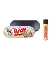 Load image into Gallery viewer, Raw X Boo Johnson Skate Deck Rolling Tray + RAW Clipper Lighter