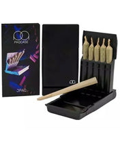 Load image into Gallery viewer, JPAQ Odor Resistant Joint Holder Tube Stash(BLACK)+steel slide lock cone case