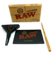 Load image into Gallery viewer, raw LEAN 1 1/4 size cone loader+cone herb grinder filler storage 3 in 1