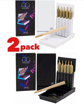 Load image into Gallery viewer, JPAQ Odor Resistant Joint Holder Roach Tube Stash Box Pot 2 packs(white+BLACK)