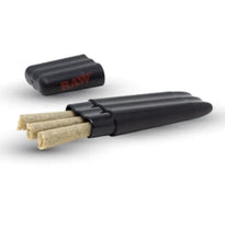 Load image into Gallery viewer, RAW Three Tree Cone Case smell proof+cone herb grinder filler storage 3 in 1
