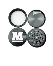 Load image into Gallery viewer, raw star glass rolling tray 6”x4” +aluminum large 2.5inch grinder