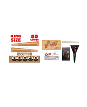 Load image into Gallery viewer, Zig Zag king size Unbleached Cone(200PK, 100PK, 50PK)+raw king size cone loader