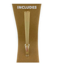 Load image into Gallery viewer, 2X JPAQ Odor Resistant Joint Holder Roach Tube Stash (BLACK)+glass cone holder