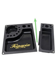 Load image into Gallery viewer, raw rolling kingpin X Collab Mafioso Tray+herb grinder filler storage 3in1