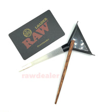 Load image into Gallery viewer, raw 1 1/4 lean size cone loader + glass knuckle cone bubbler smoke water pipe