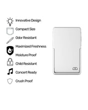 Load image into Gallery viewer, JPAQ mini Odor Resistant Joint Holder Roach Stash(BLACK)+glass cone holder tip