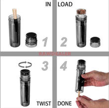 Load image into Gallery viewer, raw LEAN 1 1/4 size cone loader+cone herb grinder filler storage 3 in 1