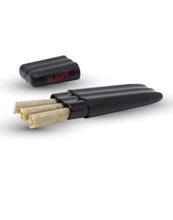 Load image into Gallery viewer, raw classic LEAN size pre-rolled cone  (100pk, 50pk)+ raw three tree cone case
