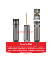 Load image into Gallery viewer, RAW organic hemp king size cone(200pk, 100pk, 50pk)+cone herb grinder filler storage 3in1