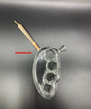 Load image into Gallery viewer, Raw king size cone Shooter filler +glass knuckle cone bubbler smoke water pipe