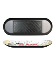 Load image into Gallery viewer, RAW X BOO JOHNSON SKATE DECK ROLLING TRAY 16.7”+M glass jar smell proof+boveda