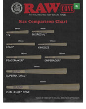 Load image into Gallery viewer, RAW cone Classic King Size cone (200 Pk) +large wooden poker