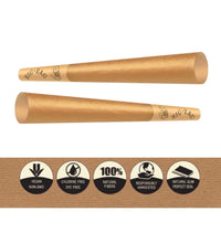 Load image into Gallery viewer, Zig zag unbleached king size pre rolled cone 50/100/200 cones + portable pre rolled cone 3in1 herb grinder filler storage