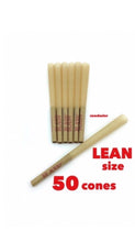 Load image into Gallery viewer, Raw classic lean size pre rolled cone with tip 50pk | 100pk | 200pk + Glass cone holder tip
