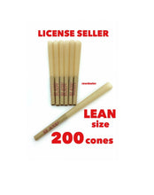 Load image into Gallery viewer, Raw classic lean size pre rolled cone with tip 50pk | 100pk | 200pk + Glass cone holder tip