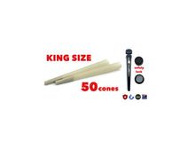 Load image into Gallery viewer, Pure hemp unbleached king size pre rolled cone 50PK 100PK | 1x philadelphia smell proof tube
