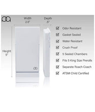 Load image into Gallery viewer, JPAQ Odor Resistant Joint pre rolled cone Holder Roach Tube Accessories(WHITE)
