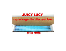 Load image into Gallery viewer, RAW Juicy Lucy BLUE pre rolled cone king size made in France 50pk | 100pk | 200pk + portable 3 in 1 grinder filler storage
