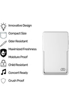 Load image into Gallery viewer, JPAQ MINI Odor Resistant Joint Holder Roach Stash case ( WHITE)