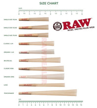 Load image into Gallery viewer, Pure hemp unbleached 1 1/4 size pre rolled cone 50PK 100PK | 1x philadelphia smell proof tube