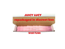 Load image into Gallery viewer, RAW Juicy Lucy PINK pre rolled cone 1 1/4 size cone made in France 50pk | 100pk | 200pk + portable 3in1 tobacco grinder