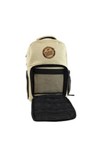 Load image into Gallery viewer, RAW X Rolling Papers Burlap Backpack - Smell Proof 6 Layer Design with Lockable Silicone Gasketed Double Zippers