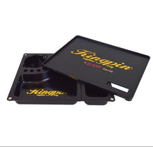 Load image into Gallery viewer, Raw Collab Kingpin Mafioso Plastic Rolling Tray with Magnetic Closure