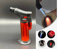 Load image into Gallery viewer, RAW pre rolled cone king size 50pk | 100pk | 200pk + jet flame refillable torch lighter RED color