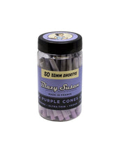 Load image into Gallery viewer, Blazy Susan PURPLE pre rolled cone 53mm shortys size 50ct jar | raw cone loader |kitty grinder |3in1 grinder | torch | rechargeable grinder