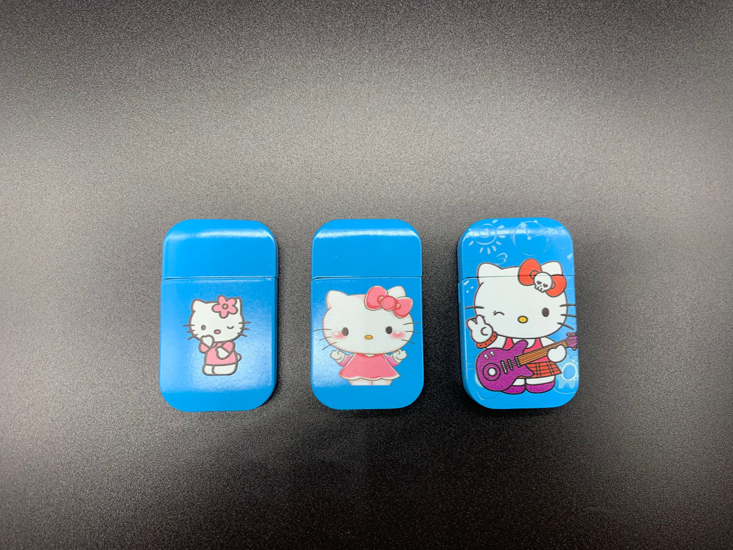 Hello kitty glow in the dark refillable lighters