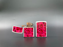 Load image into Gallery viewer, Red rose flower lighter &amp; 2.5 inch aluminum grinder.  Pretty cute girly lighter grinder set
