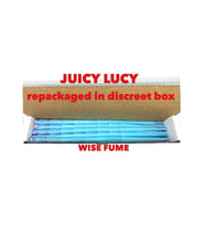 Load image into Gallery viewer, JUICY LUCY  BLUE cone 1 1/4 size (200pk, 100pk, 50pk) MADE IN FRANCE+3in1 herb filler grinder
