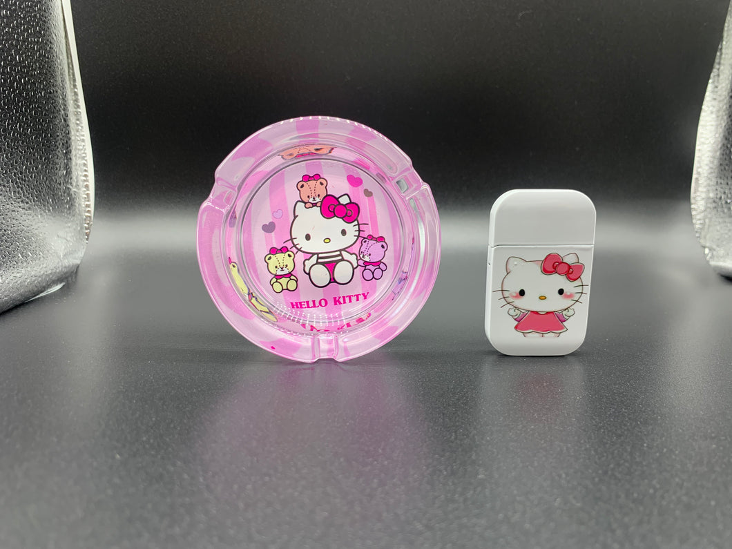 Hello kitty astray and lighter