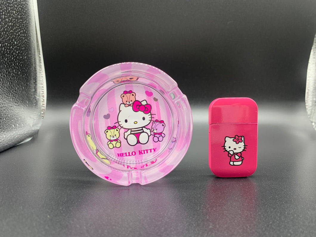 Hello kitty astray and lighter
